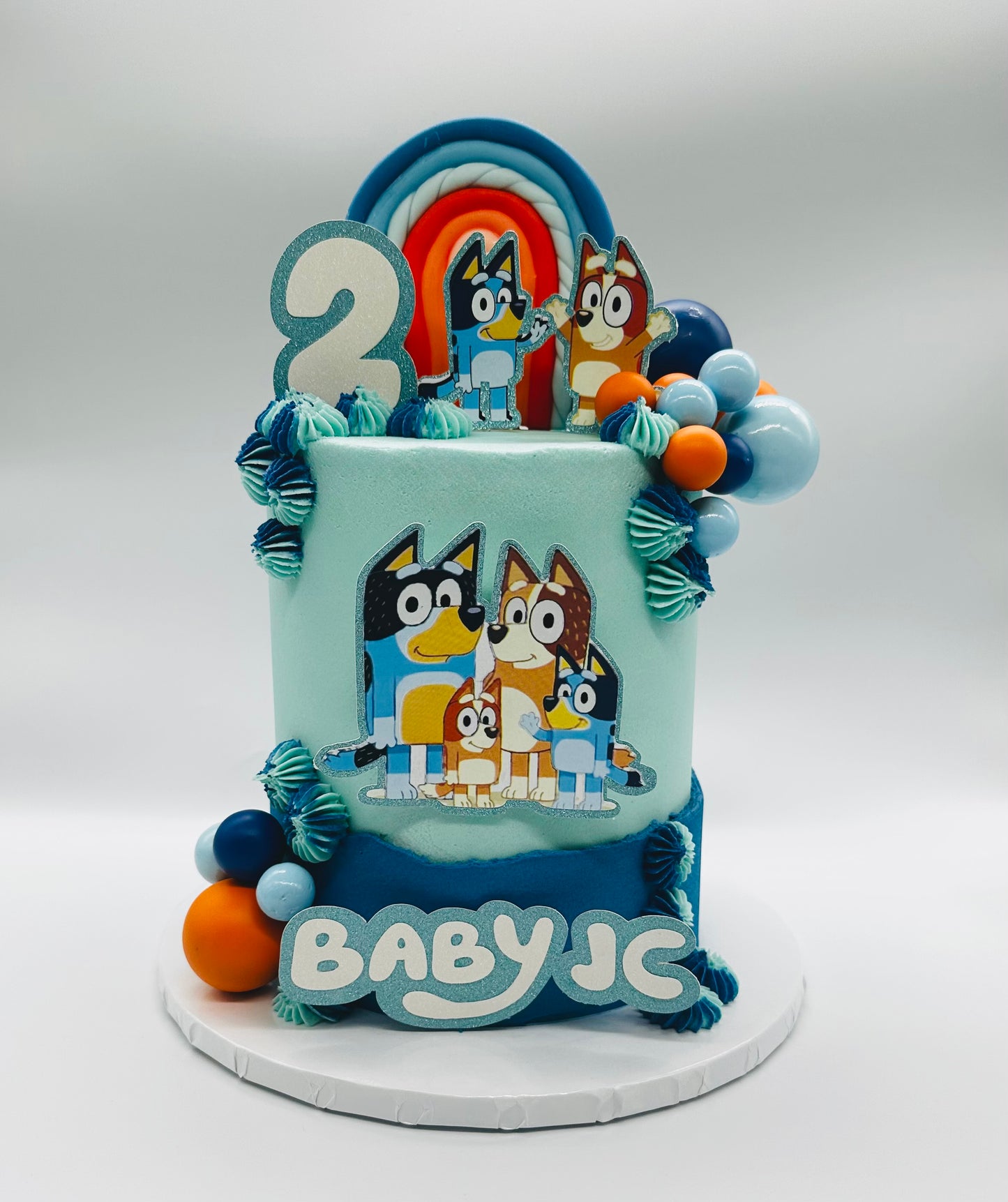 Bluey Birthday Cake