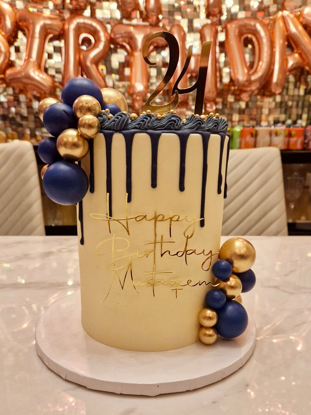 Luxury Drip Birthday Cake