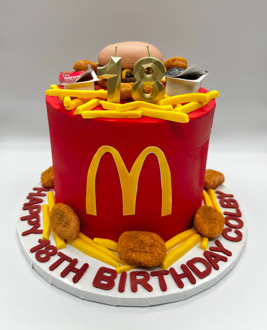 McDonalds Theme Cake