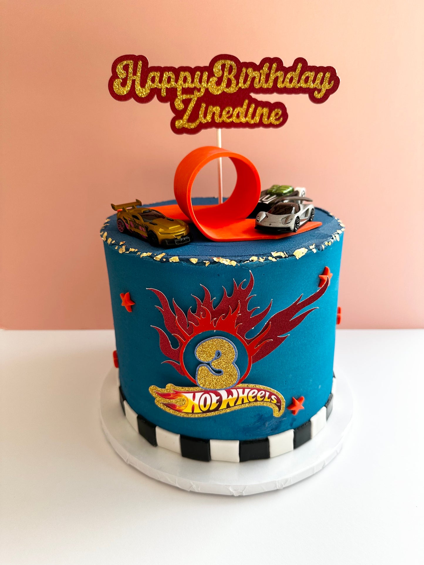 Hot Wheels Birthday Cake